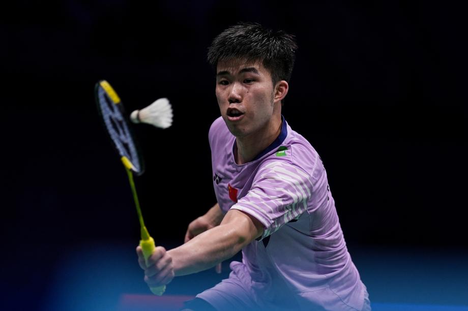 [图]中国羽毛球大师赛 翁泓阳战胜林俊易获男单冠军